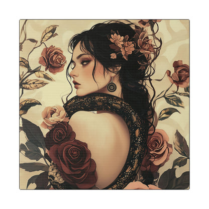 Never Look Back - Secret Garden Series - Fine Art Print on Canvas