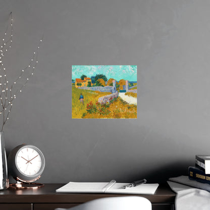 Farmhouse in Provence - Van Gogh Fine Art Poster