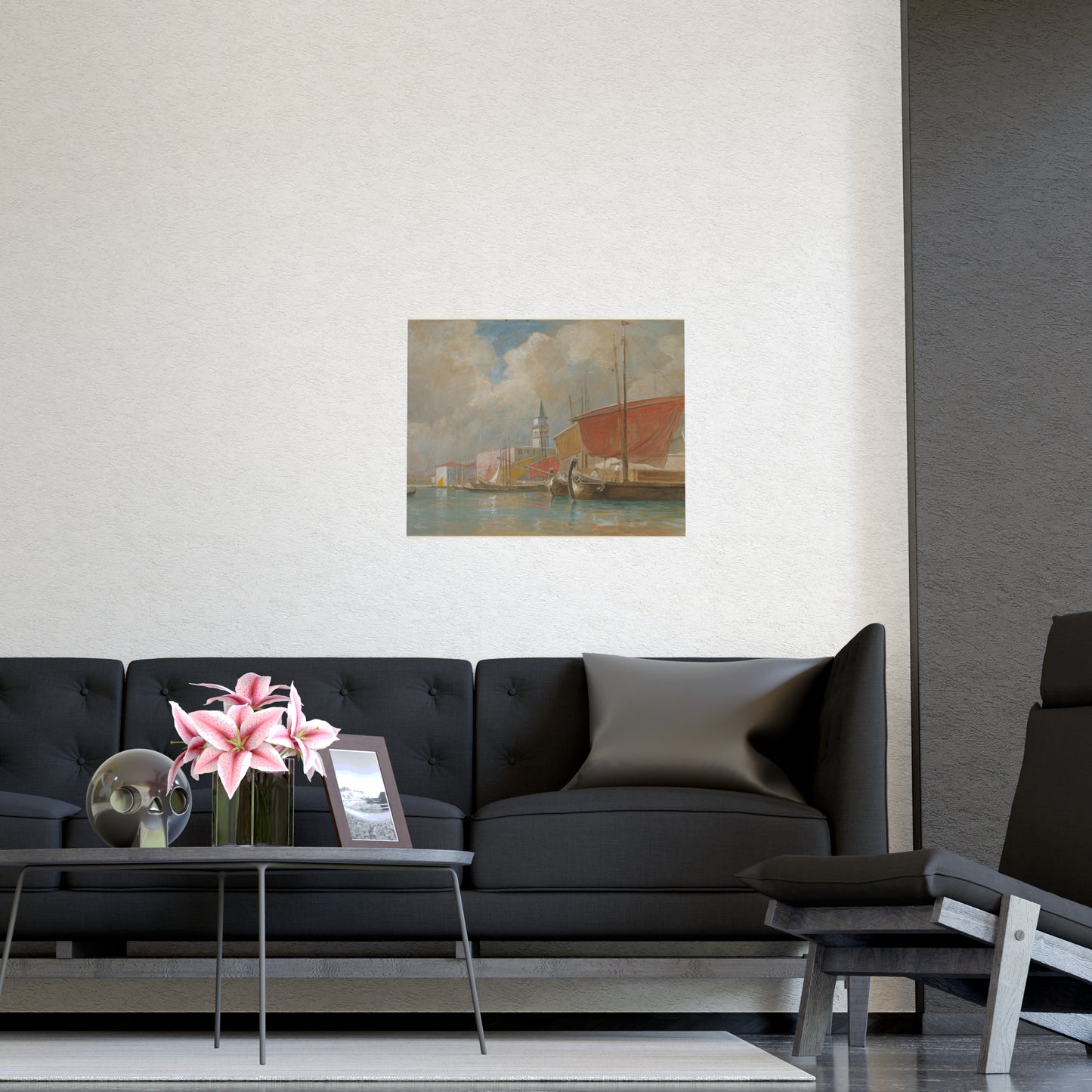 Shipping Along the Molo Venice - Canaletto Fine Art Poster