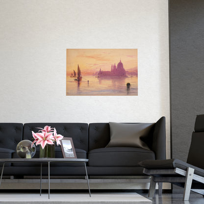 Santa Maria della Salute Venice at Sunset - Fine Art Poster