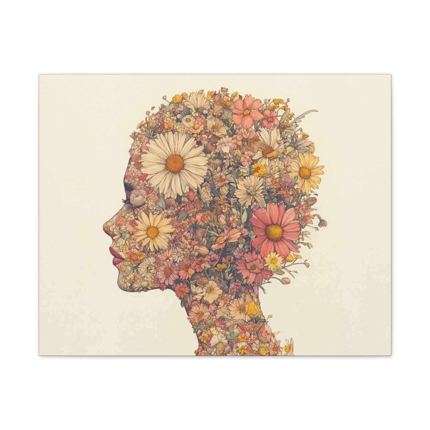 And So She Grew on Canvas