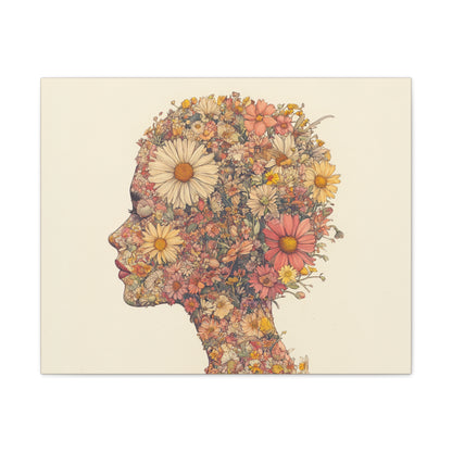 And So She Grew on Canvas