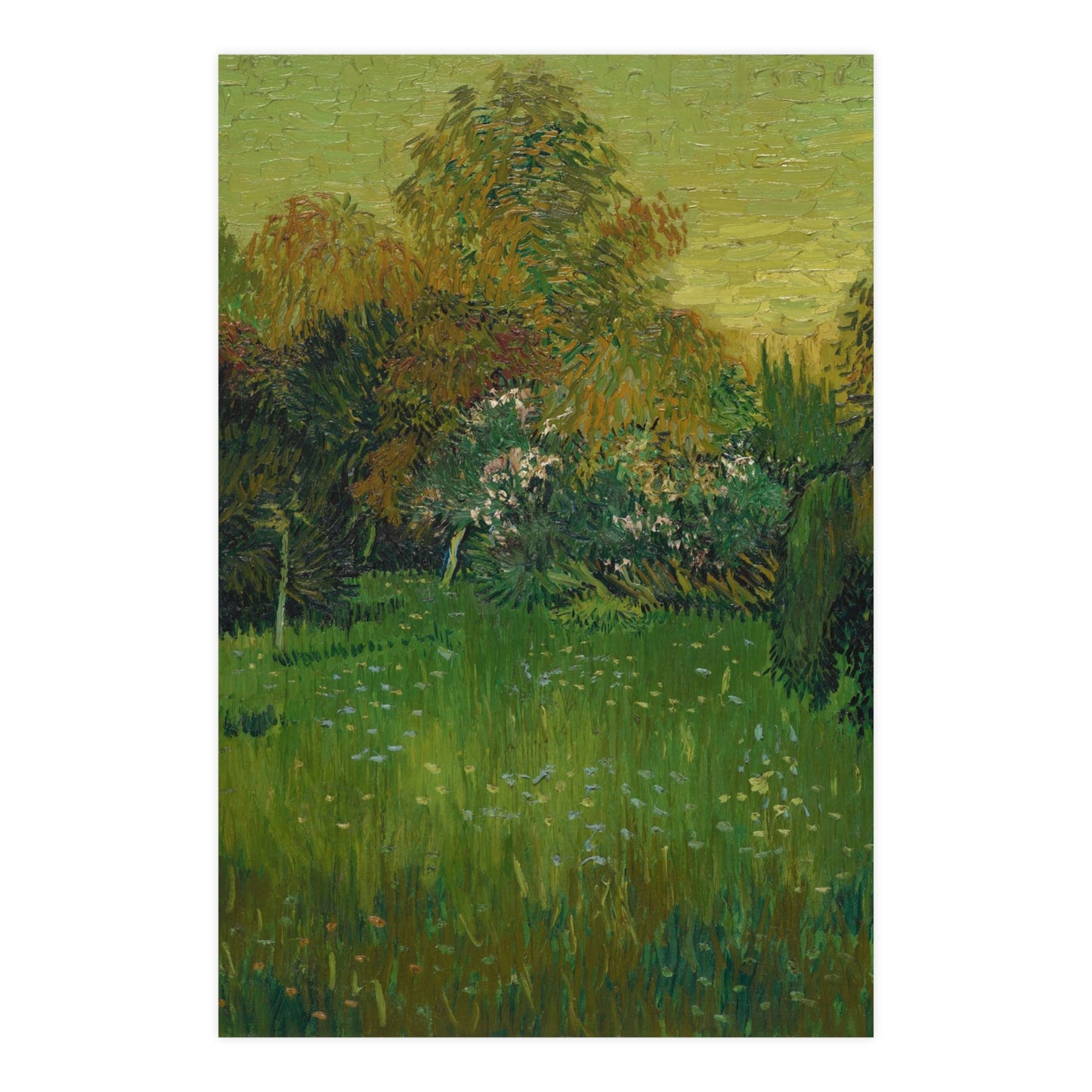 The Poet's Garden - Van Gogh Fine Art Poster