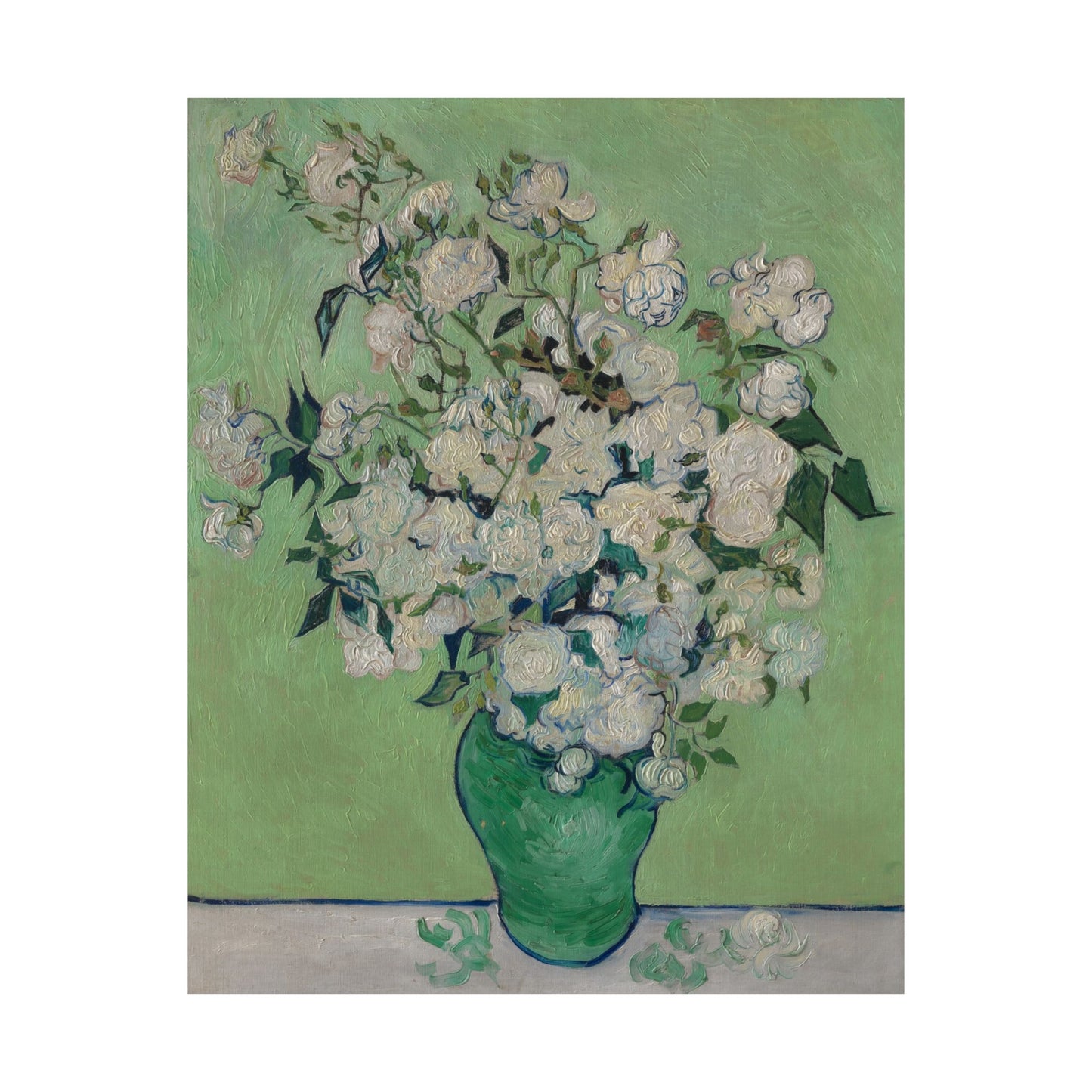 Van Gogh- Fine Art Prints - Reproduction - Flowers in a Vase - Floral Vertical Poster - Artistic Home Décor for Nature Lovers