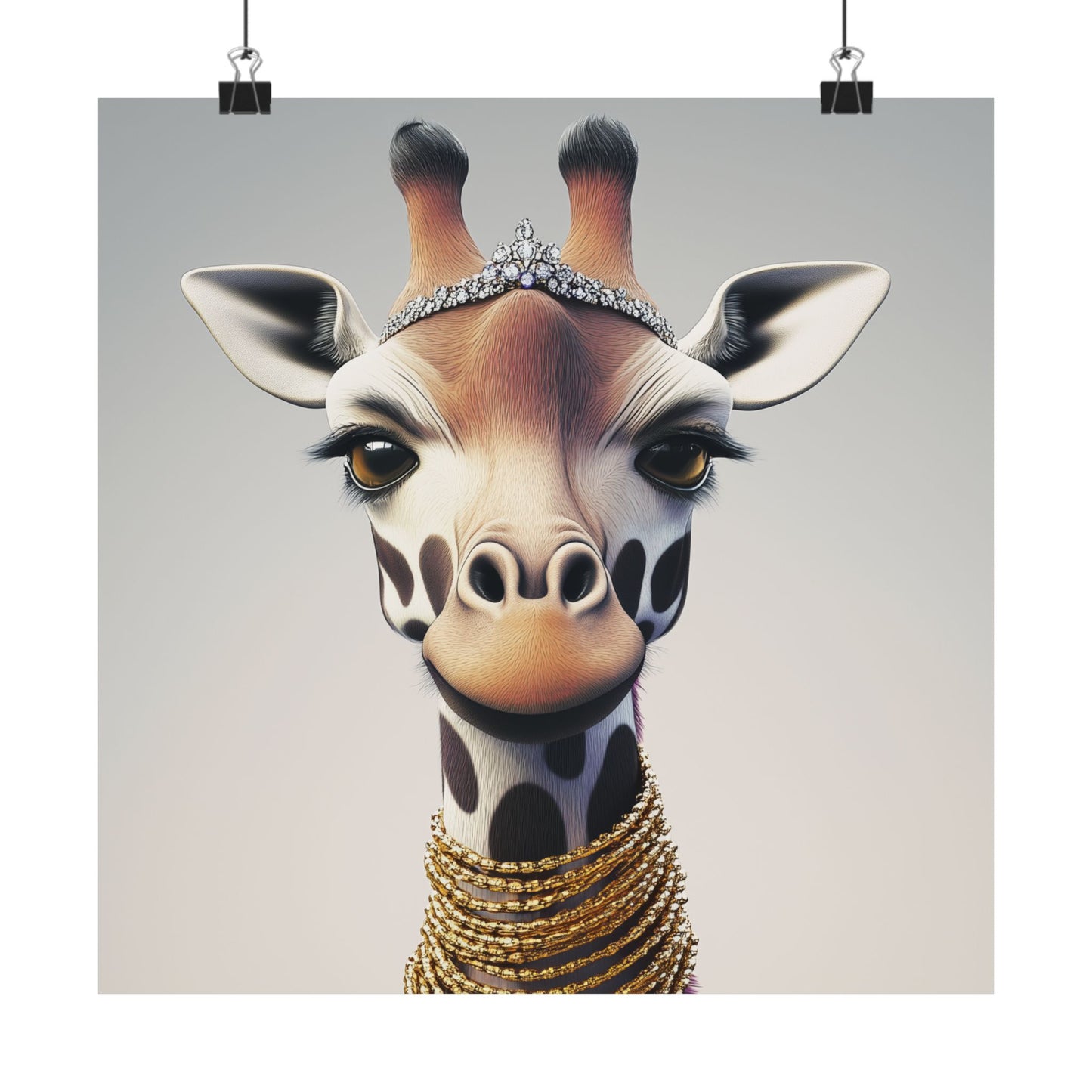 Adventure Awaits - His & Hers Giraffe Fine Art Prints (A) - Whimsical Animals - Home Décor - Wedding Gift