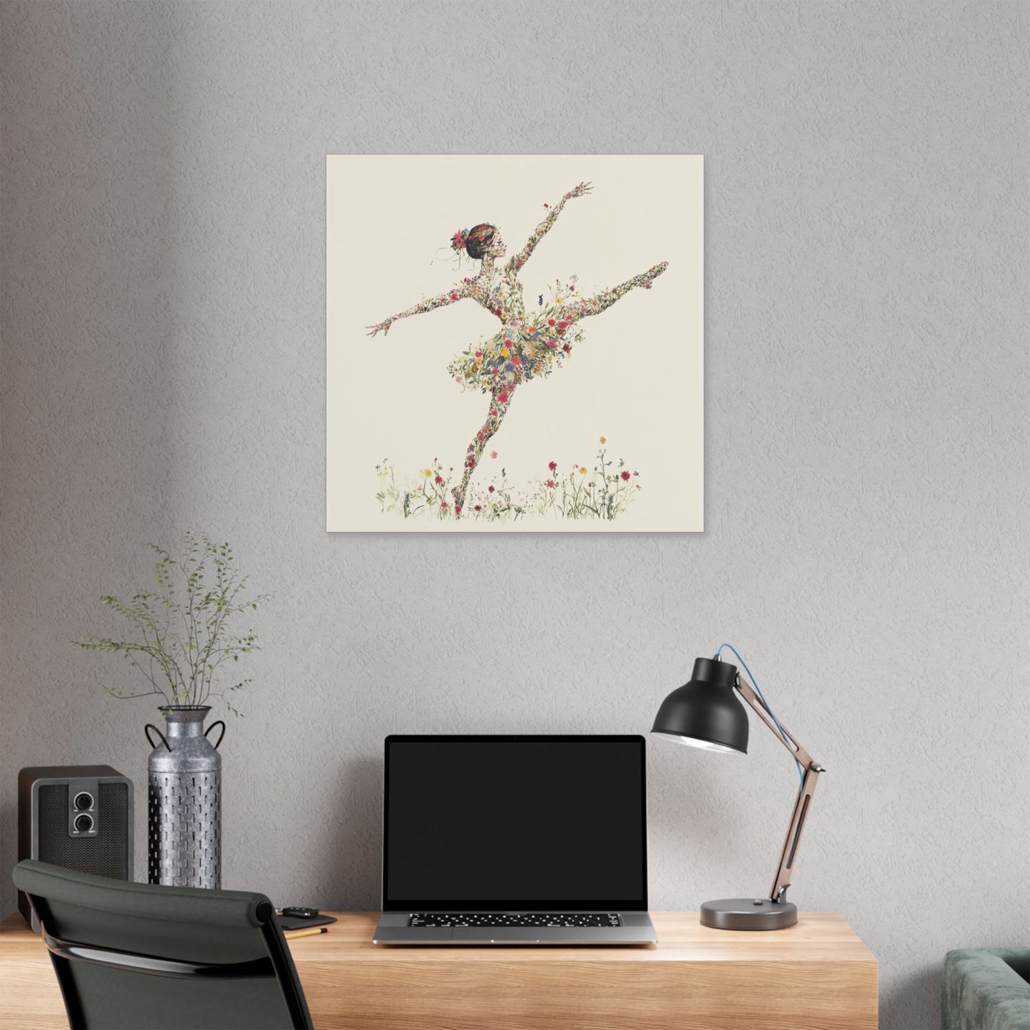 You Belong Among the Wild Flowers - Frolic - on Canvas
