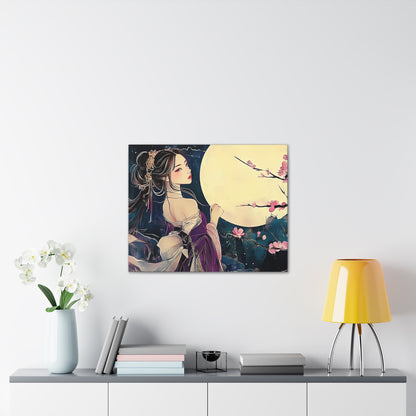 Thinking of You in the Moonlight - Fine Art Print - Wall Art on Canvas
