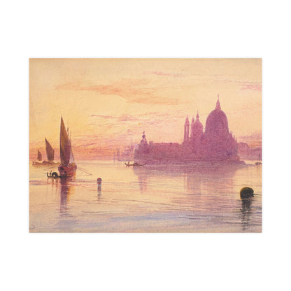 Santa Maria della Salute Venice at Sunset - Fine Art Poster