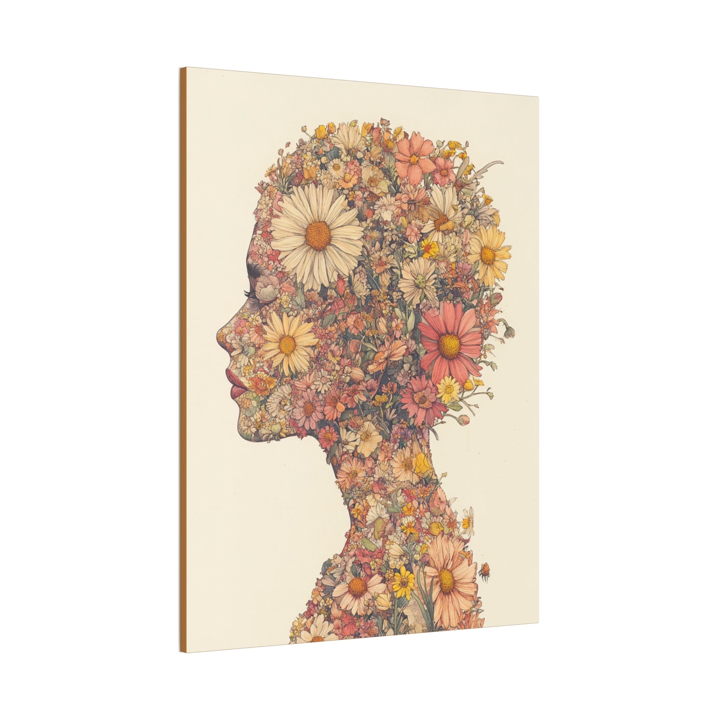 And So She Grew on Canvas