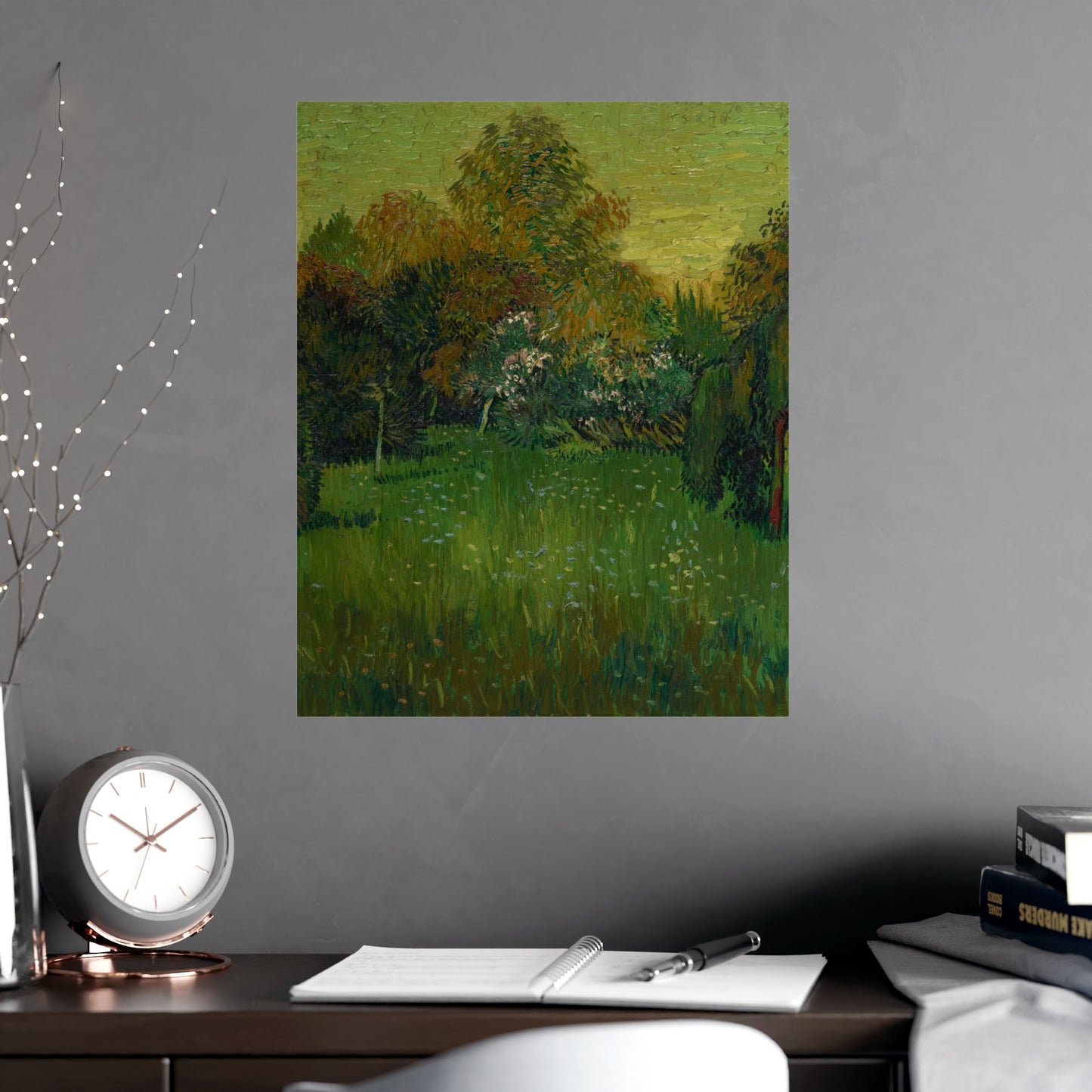 The Poet's Garden - Van Gogh Fine Art Poster