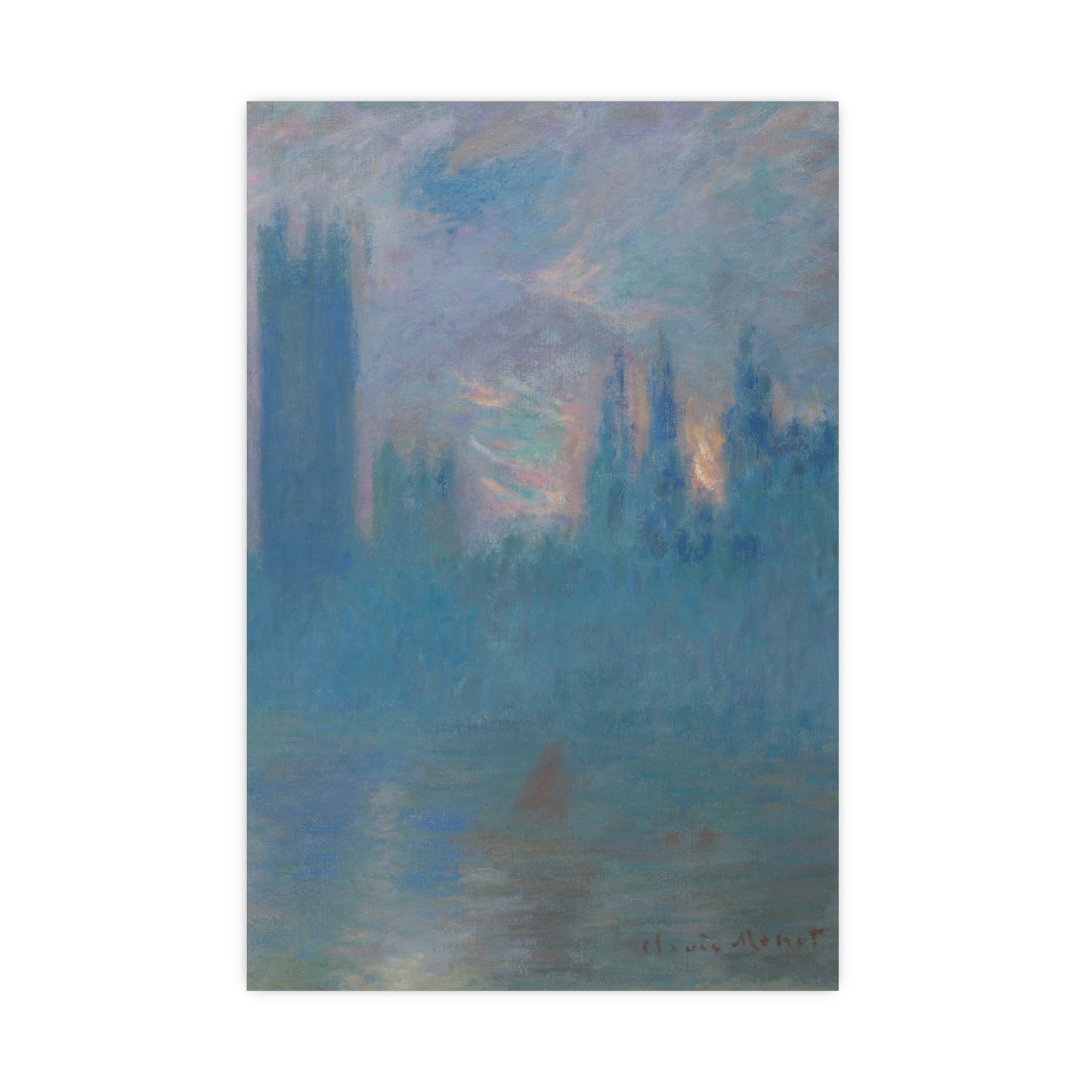 Houses of Parliament London - Monet Fine Art Poster