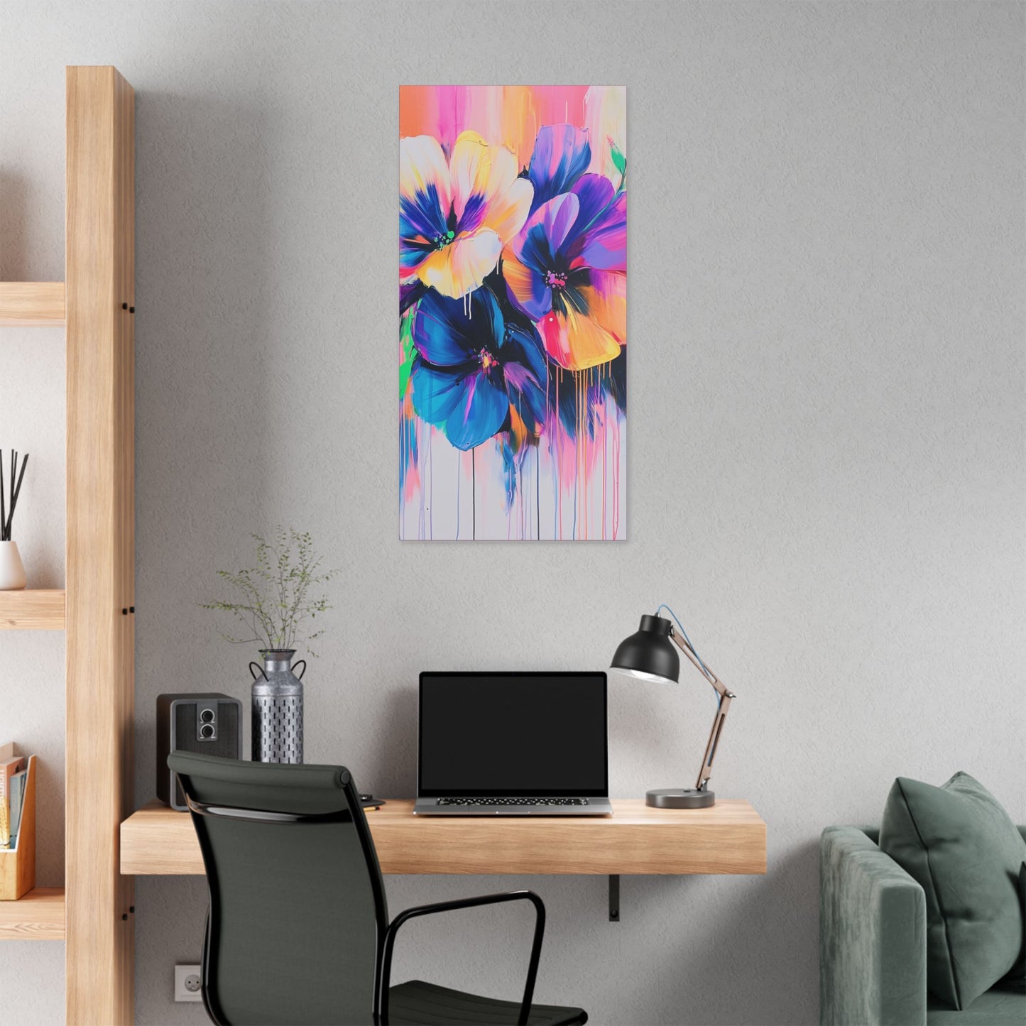 Color Blooms - Delight in Nature Series - Fine Art Print on Canvas