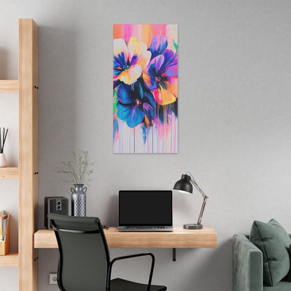 Color Blooms - Delight in Nature Series - Fine Art Print on Canvas