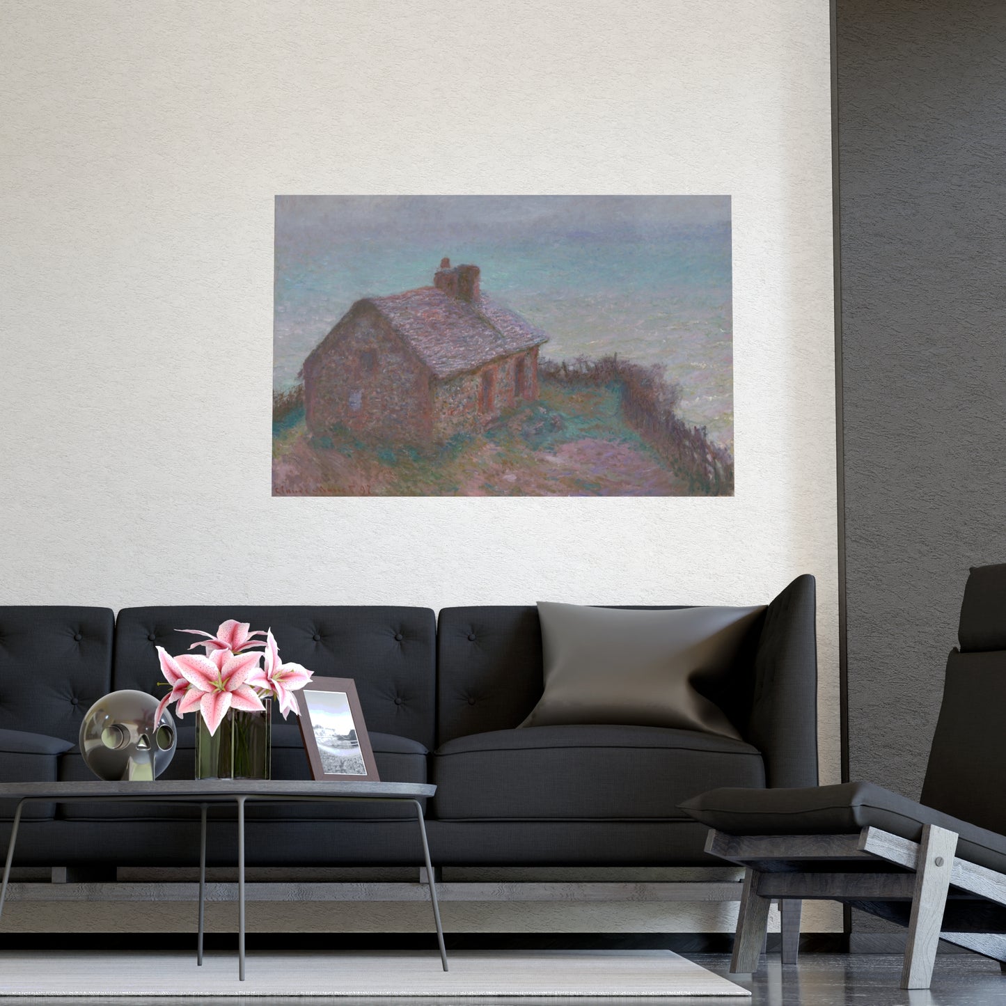 The Customs House at Varengeville - Monet Fine Art Poster
