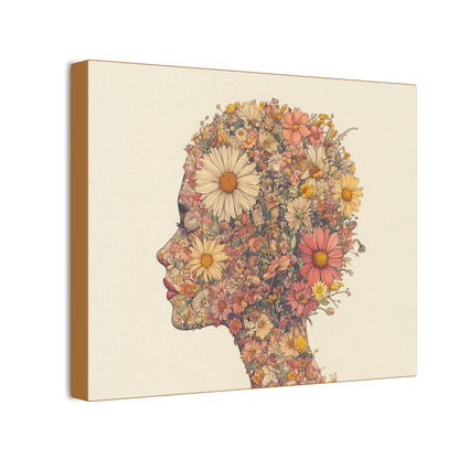 And So She Grew on Canvas