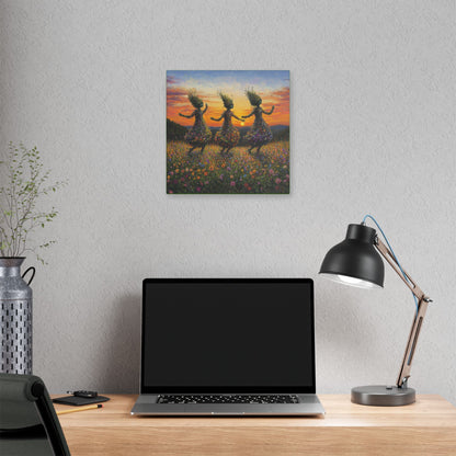 The Fairy Frolic - Flowers & Fairies Collection - Wall Art on Canvas