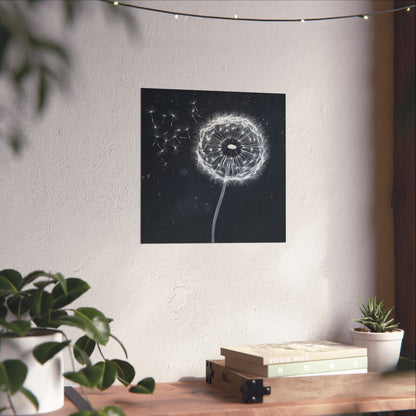 Just Dandy Dandelion Inspirational Fine Art Print