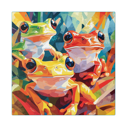 Frogs are Friends - Delight in Nature Series - Fine Art Print on Canvas