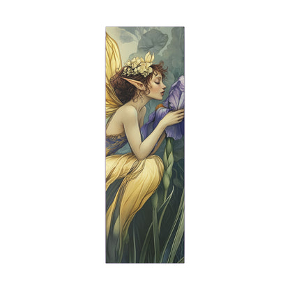 Iris You Were Here - Flowers & Fairies Collection - Fine Art Print on Canvas