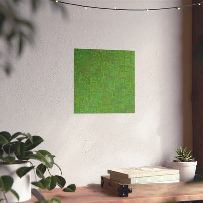 Circuit Board Art Print - Multi-color - Tech- Vertical Poster - Modern Wall Art