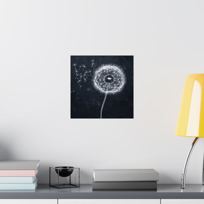 Just Dandy Dandelion Inspirational Fine Art Print