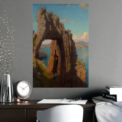 Natural Arch at Capri - Italian Coast Fine Art Poster