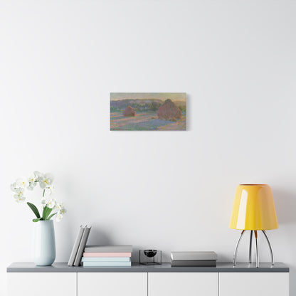 Claude Monet - Fields of Wheat Fine Art Canvas Print