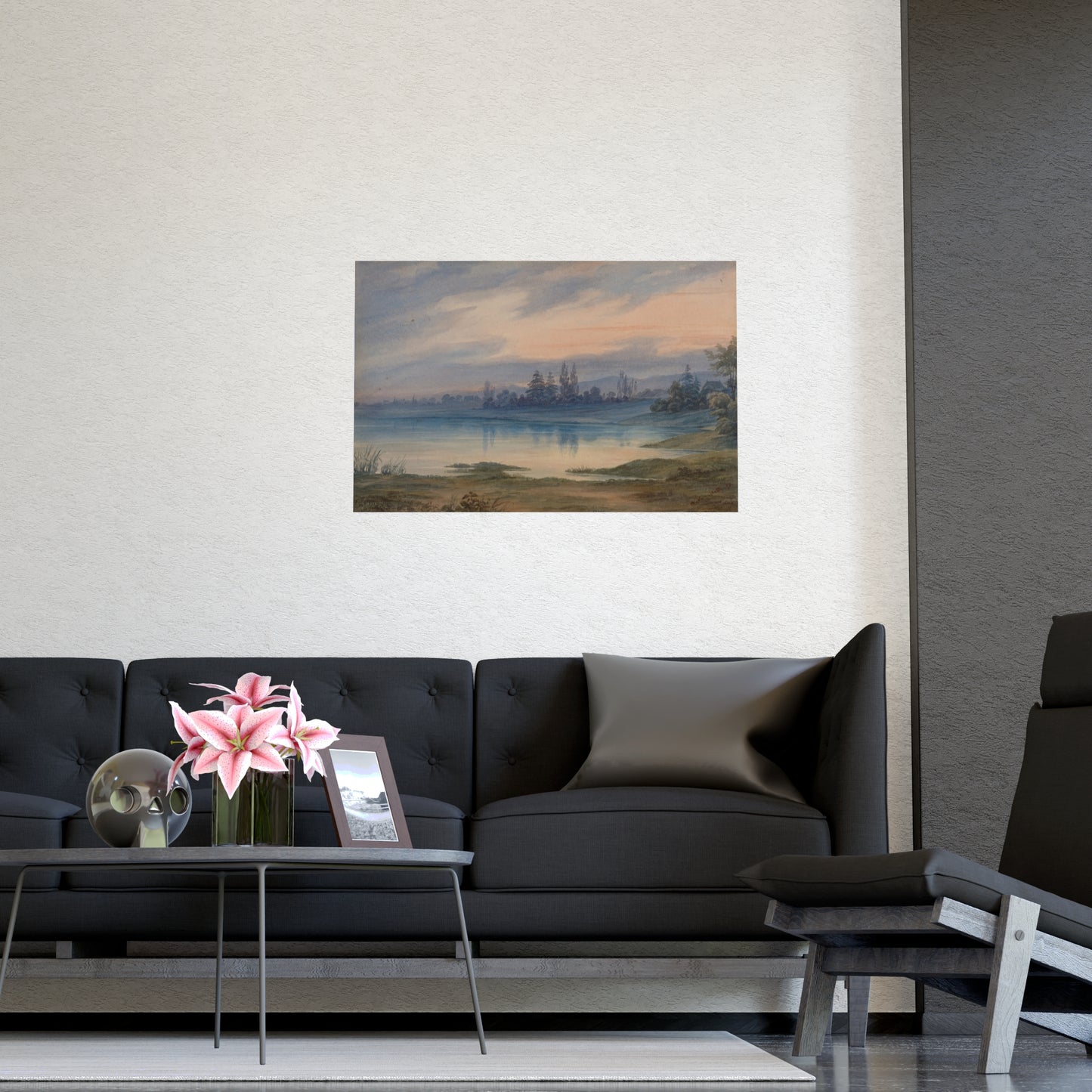 Landscape near Strasbourg - European Pastoral Fine Art Poster