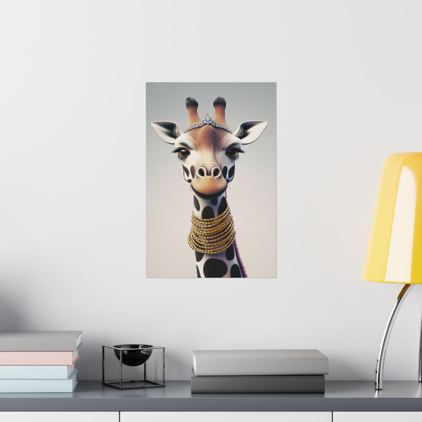 Adventure Awaits - His & Hers Giraffe Fine Art Prints (A) - Whimsical Animals - Home Décor - Wedding Gift