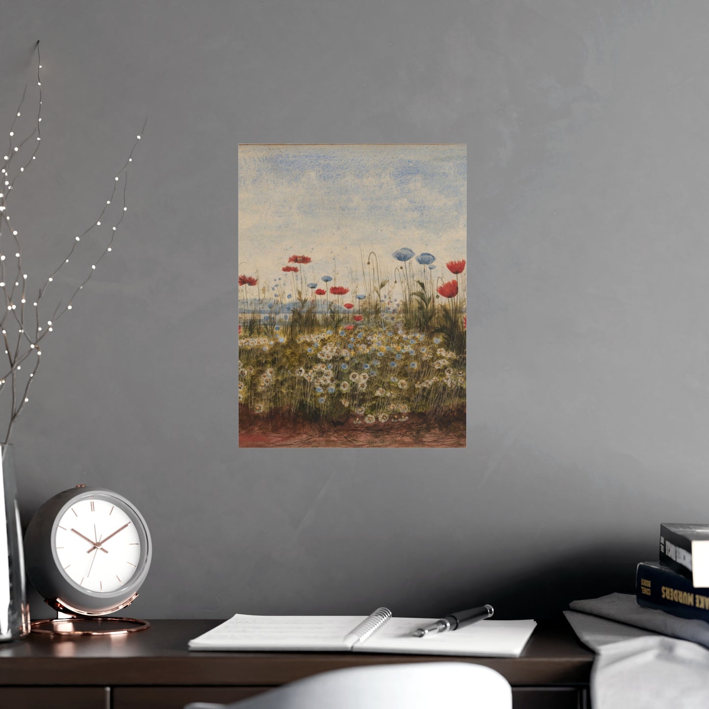 Wildflower Scene - Museum Collection - Fine Art Poster