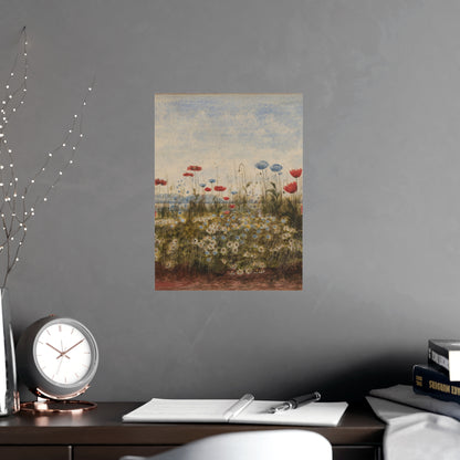 Wildflower Scene - Museum Collection - Fine Art Poster