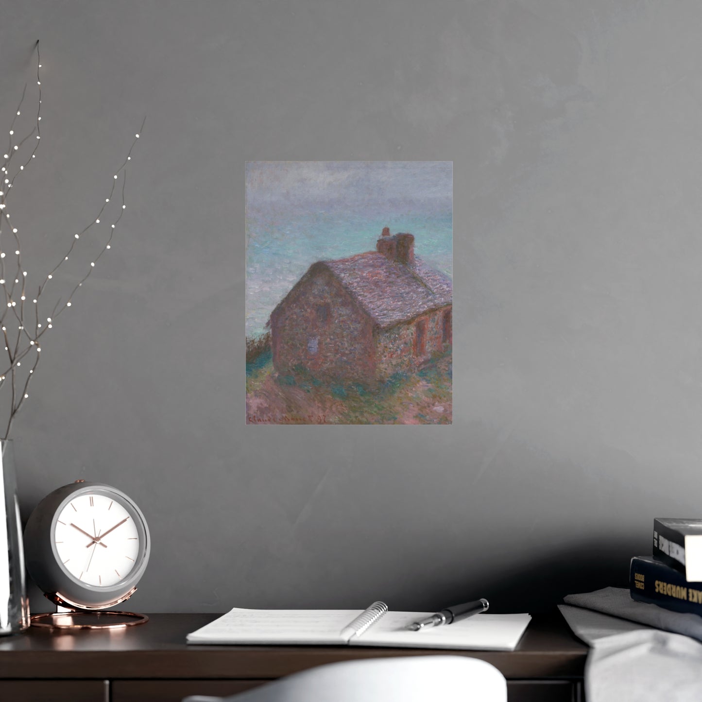 The Customs House at Varengeville - Monet Fine Art Poster