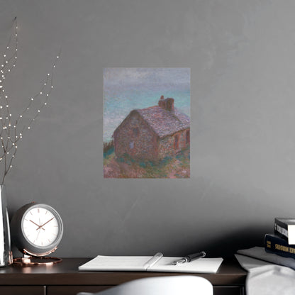 The Customs House at Varengeville - Monet Fine Art Poster