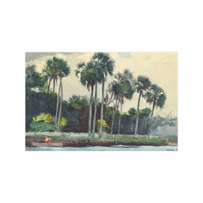 Red Shirt Homosassa Florida - Winslow Homer Fine Art Poster