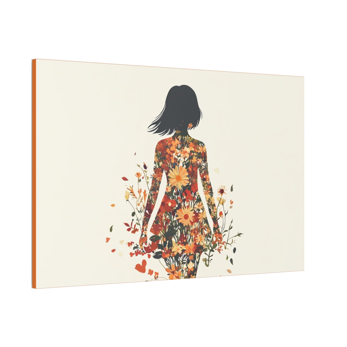 You Belong Among the Wildflowers  - Flower Girl - Print on Canvas
