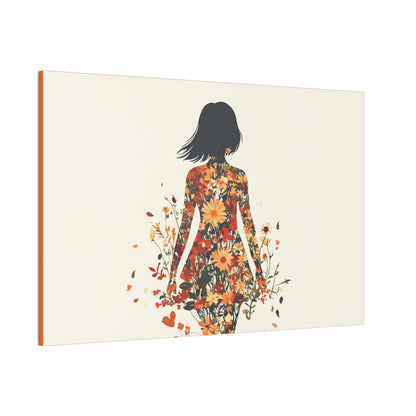 You Belong Among the Wildflowers  - Flower Girl - Print on Canvas