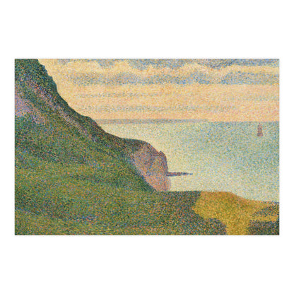 Seascape at Port-en-Bessin Normandy - Seurat Fine Art Poster