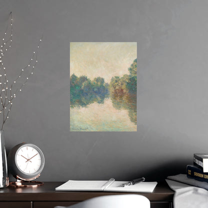 The Seine at Giverny - Monet Fine Art Poster