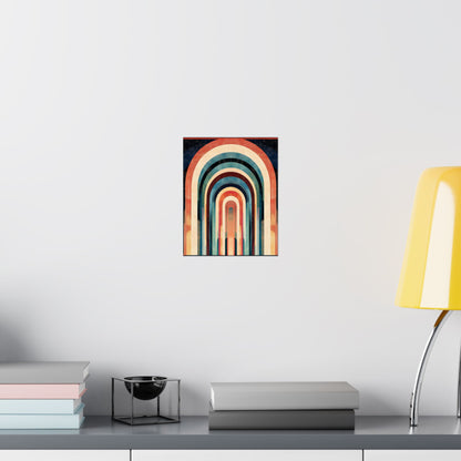 Doors of Perception Fine Art Print - Arches 11:11 - Bauhaus - Bohemian Wall Art - Modern Art - Matte Vertical Poster