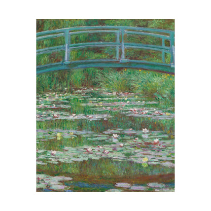Claude Monet - Japanese Foot Bridge Fine Art Canvas Print