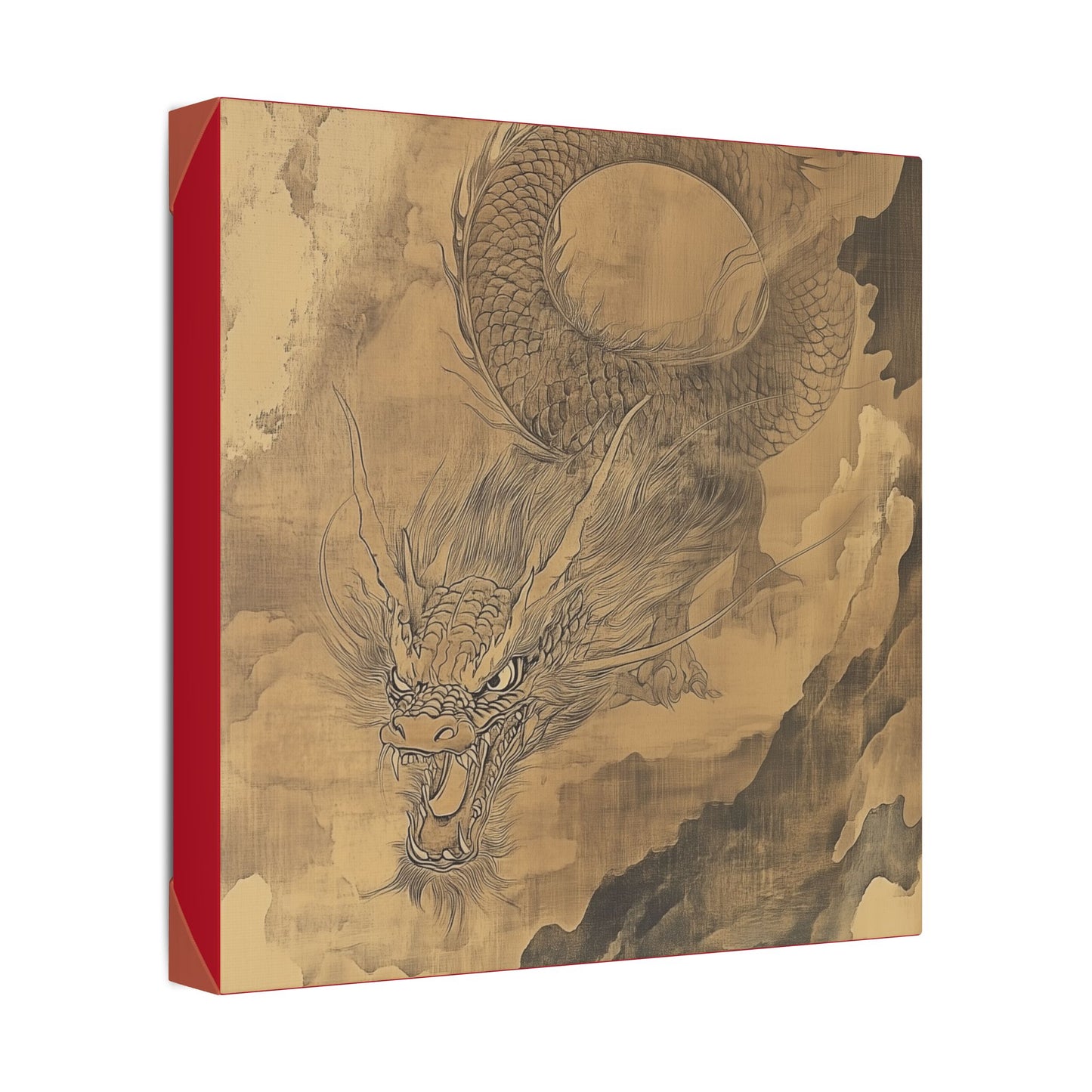 Smoke - Dragon Collection - Year of the Dragon -  Fine Art Print on Canvas