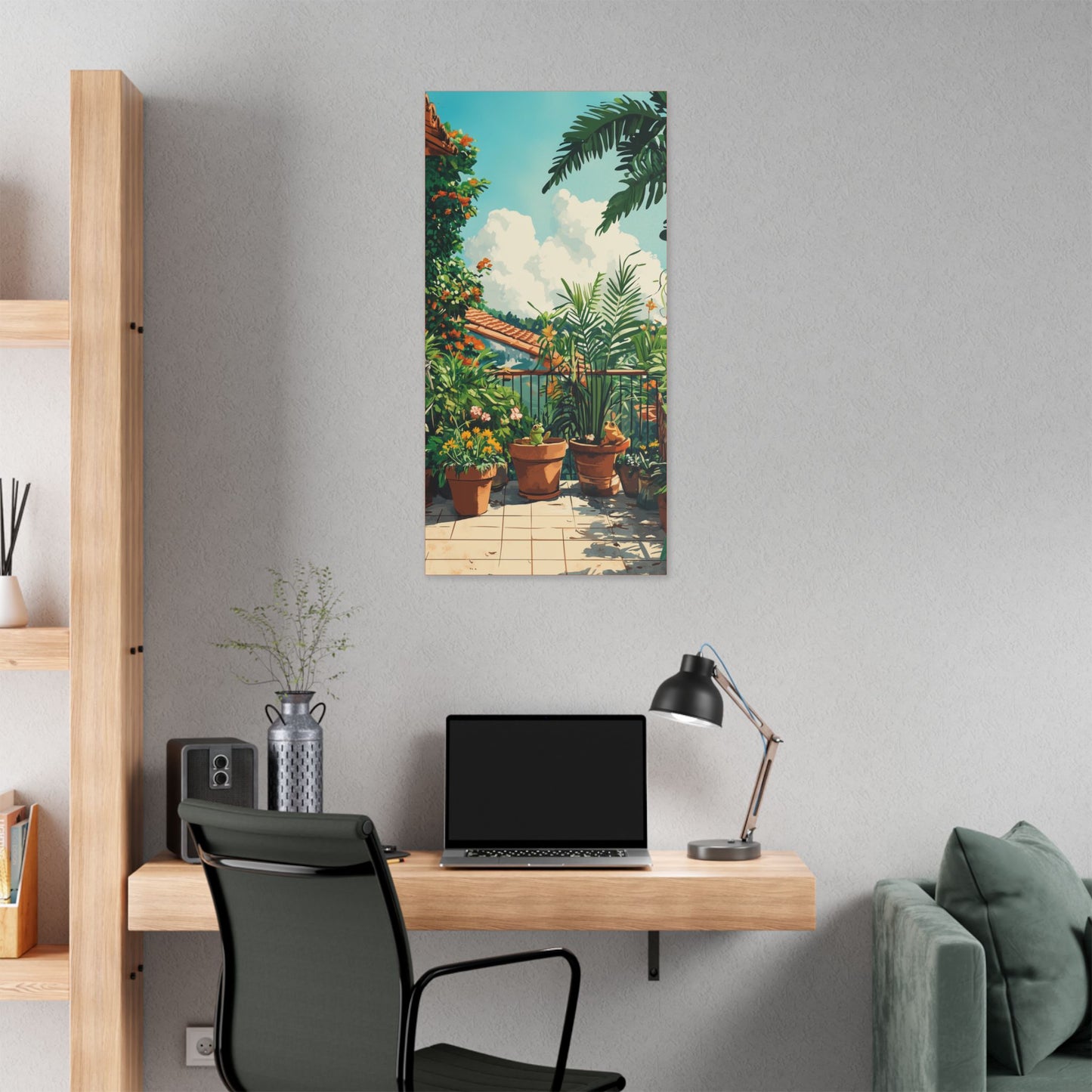 Room with a View - Let's Stay on Vacay Series- Fine Art Print on Canvas