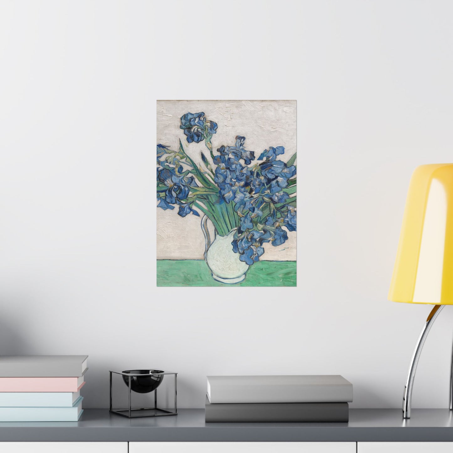 Van Gogh Irises Fine Art Print - Blue Flowers Wall Art