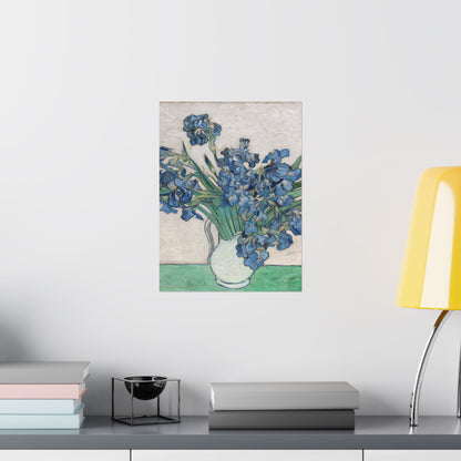 Van Gogh Irises Fine Art Print - Blue Flowers Wall Art