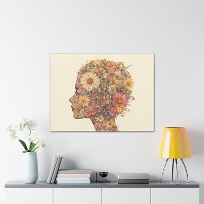 And So She Grew on Canvas