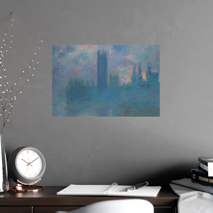 Houses of Parliament London - Monet Fine Art Poster