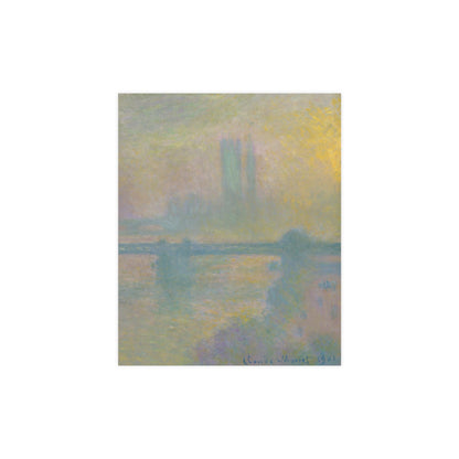 Charing Cross Bridge London - Monet Fine Art Poster
