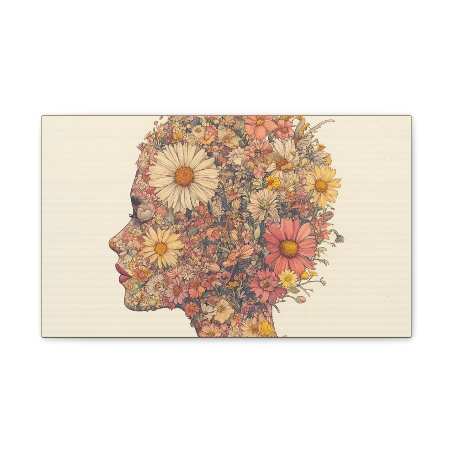 And So She Grew on Canvas