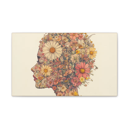 And So She Grew on Canvas
