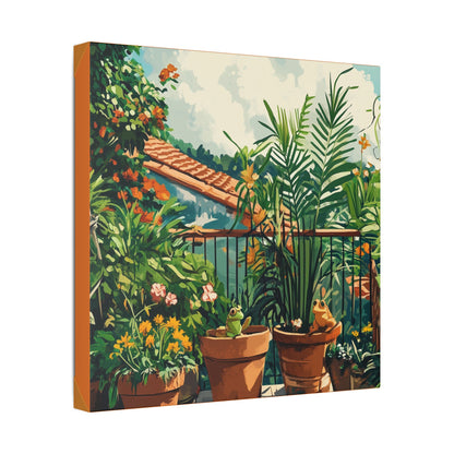 Room with a View - Let's Stay on Vacay Series- Fine Art Print on Canvas